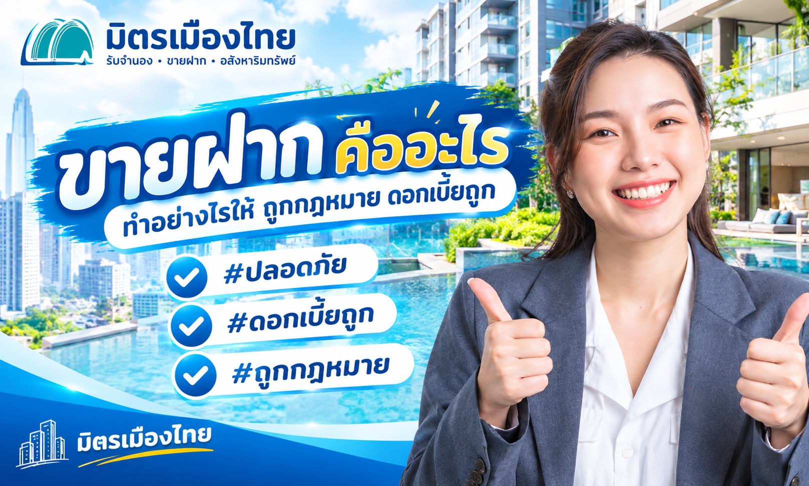 ขายฝาก คือ อะไร มิตรเมืองไทย ขายฝากถูกกฎหมาย
