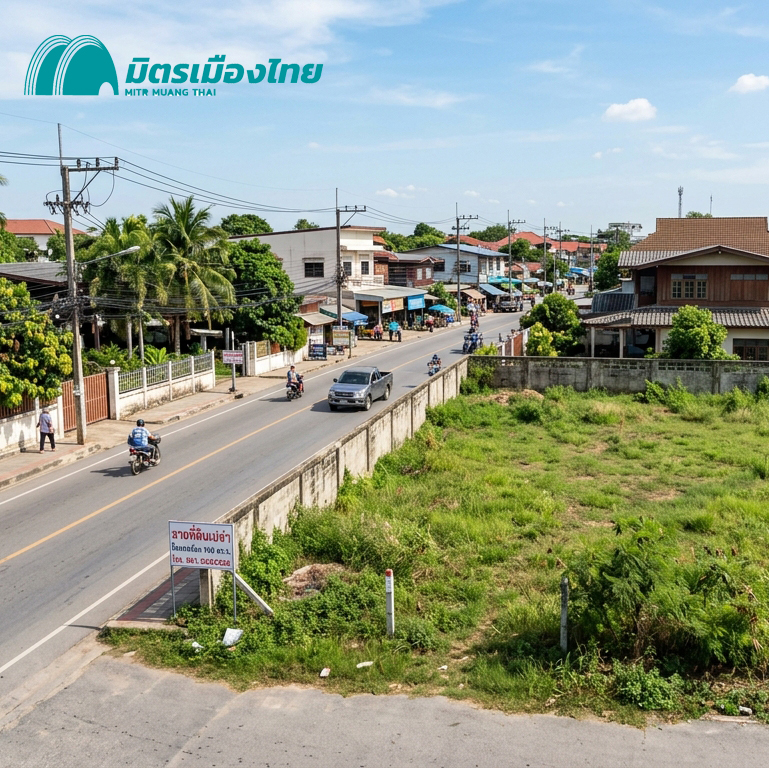 รับจำนอง ที่ดินเปล่า ที่ดินในชุมชน ที่ดินสร้างบ้าน ที่ดินเปล่าในเมือง มิตรเมืองไทย อันดับ1